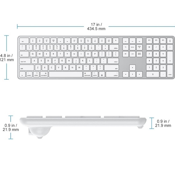 Omoton wireless keyboard, designed for Mac - Picture 3 of 11